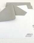 letterpress stationery with piano keys design
letterpress note cards with piano keys
boxed set of letterpress stationery with piano keys design