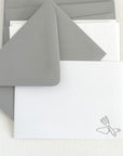 letterpress stationery with garden tool design
boxed set of letterpress stationery with garden tools
garden tools stationery