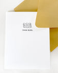 yesss king card
yes king card
crown card
yes king letterpress card with gold envelope