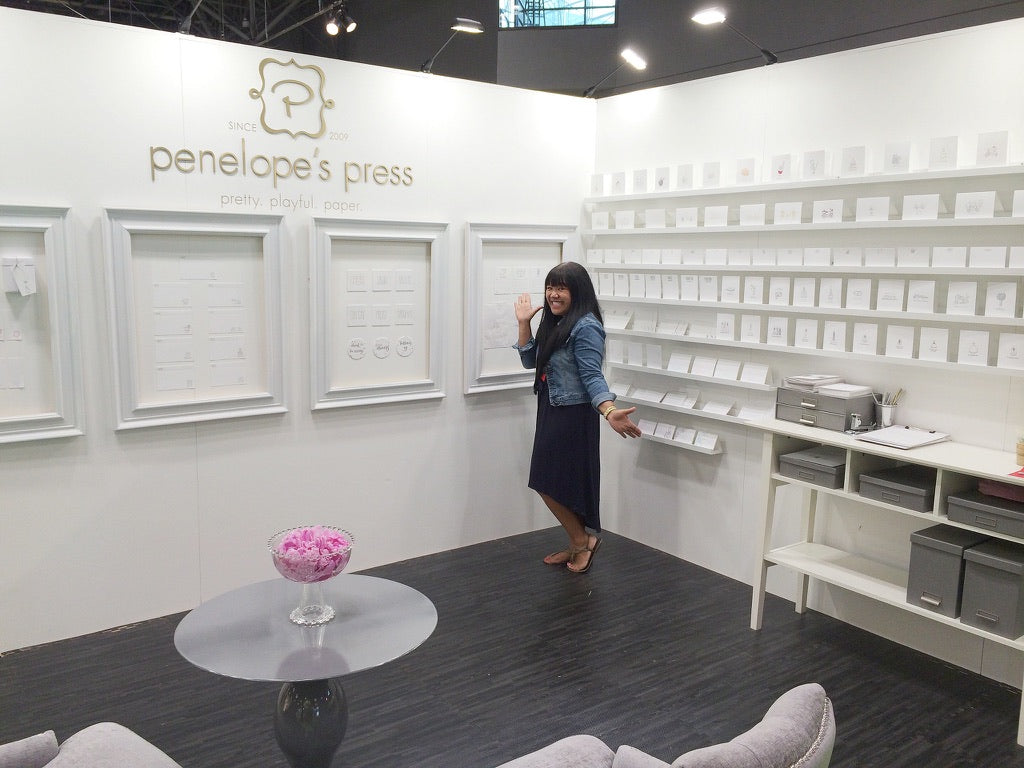 we’re at the national stationery show!!