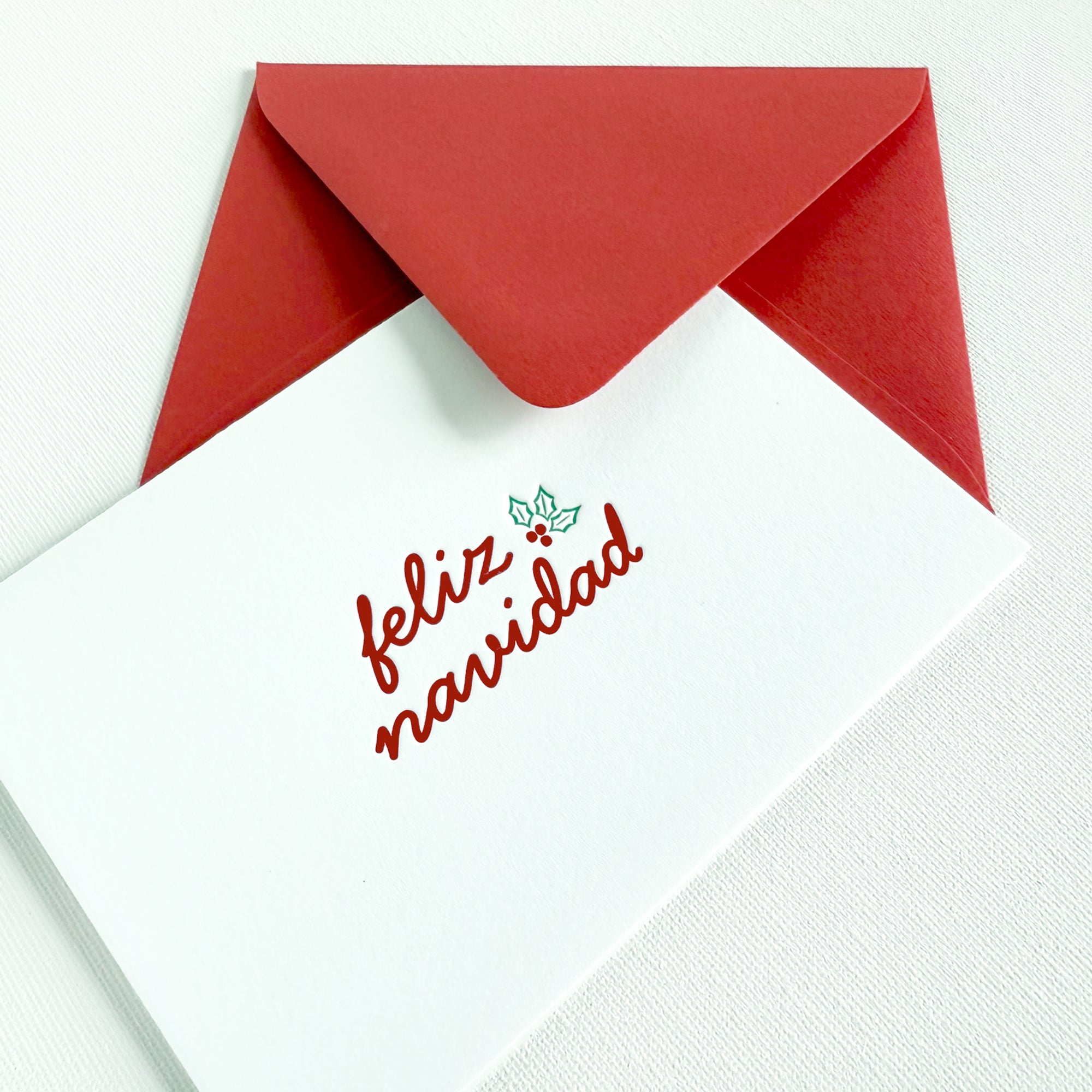 feliz navidad card
mery christmas card in spanish card