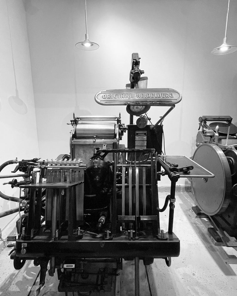 heidelberg windmill letterpress printing press
