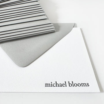 personalized letterpress stationery