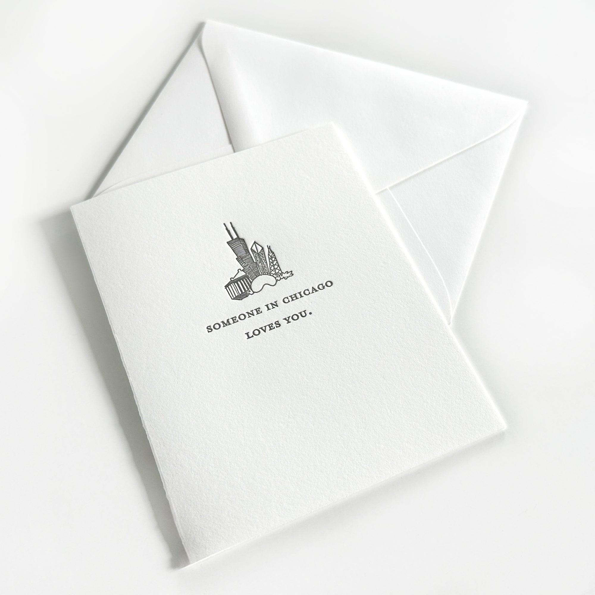 someone in chicago loves you letterpress card

someone in chicago loves you letterpress stationery

chicago card

chicago stationery

chicago letterpress card

