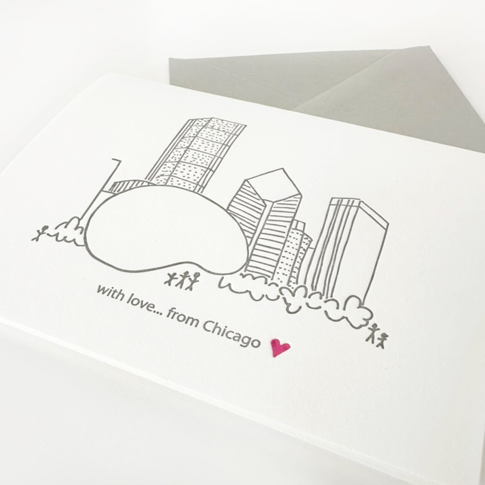 with love from chicago bean card

with love from chicago cloud gate card