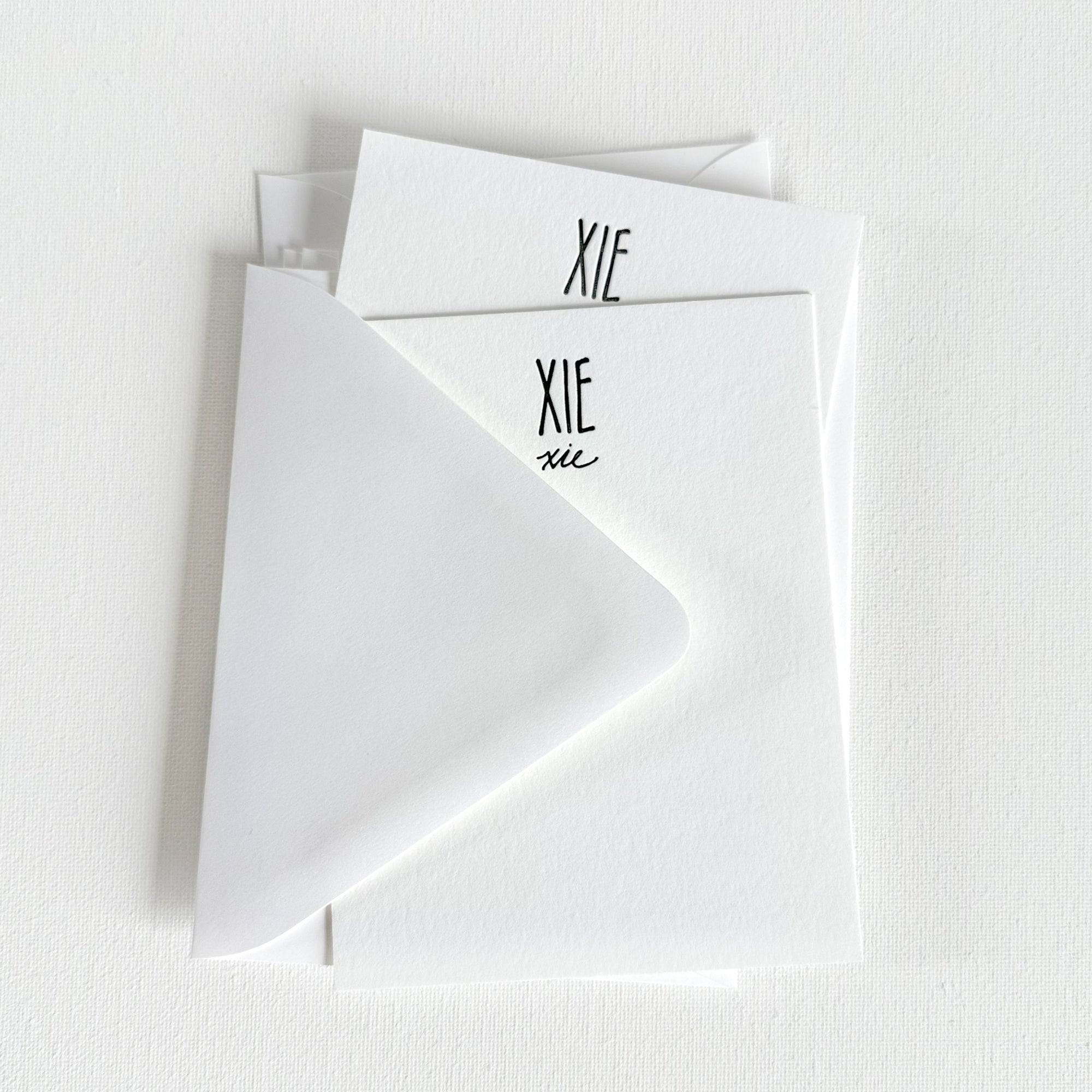 xie xie thank you cards in chinese

boxed set of thank you card in chinese

xie xie letterpress cards