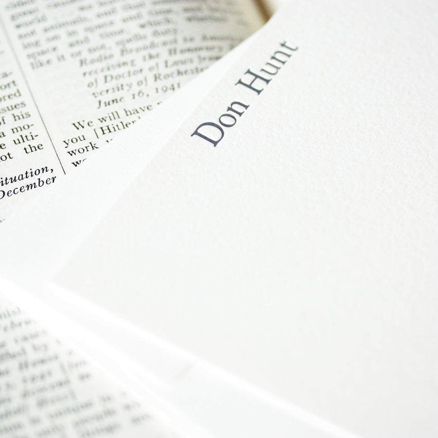 personalized letterpress stationery 