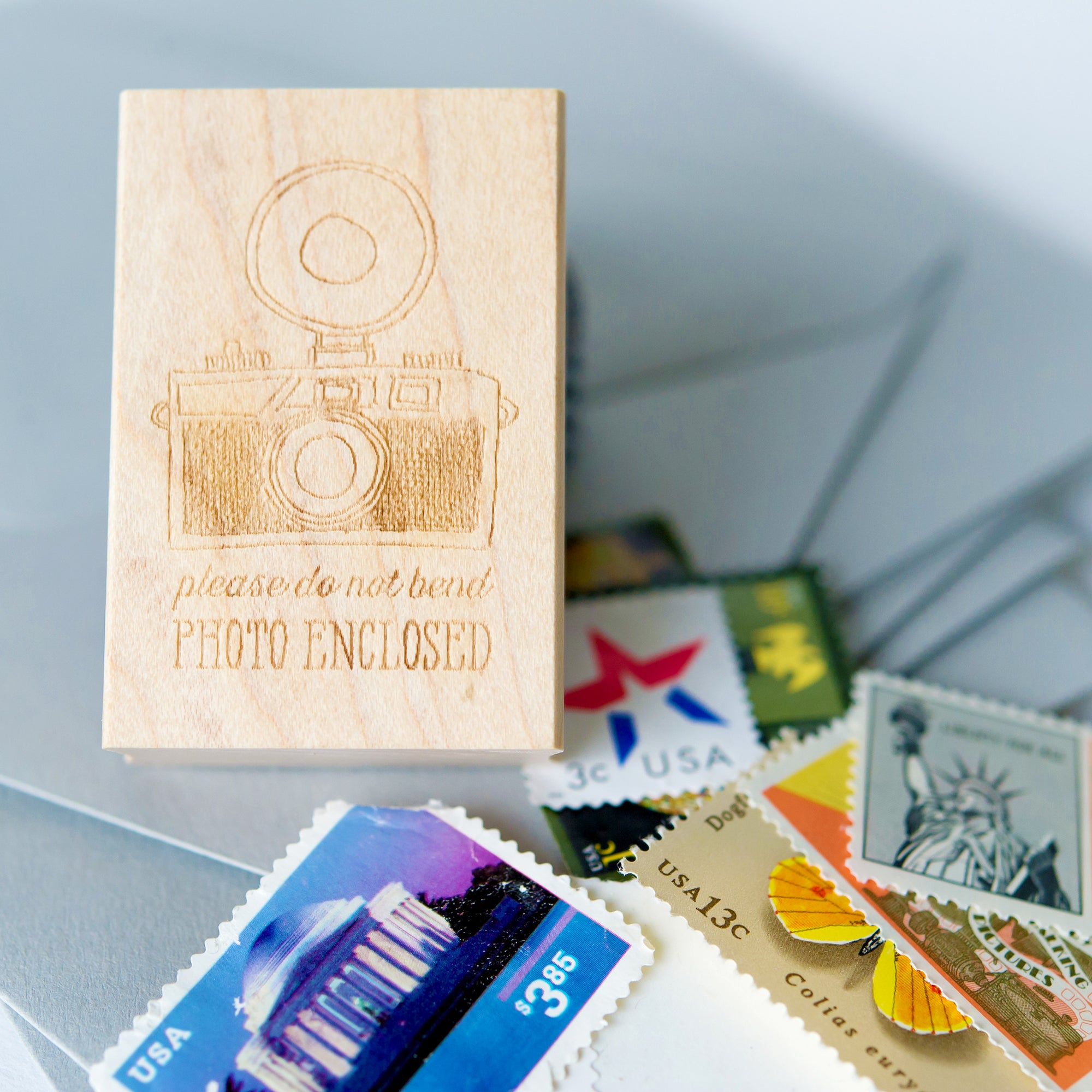 rubber stamp - do not bend