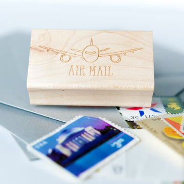 rubber stamp - air mail